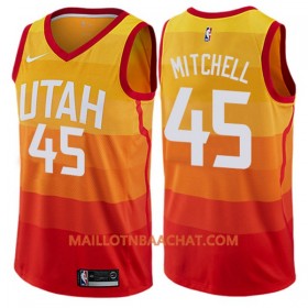 Maillot NBA Utah Jazz Donovan Mitchell 45 Nike City Edition Swingman - Homme